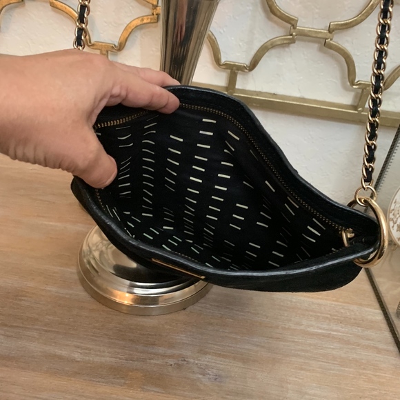 Rebecca Minkoff Suede Studded in Gold Purse - Picture 3 of 4